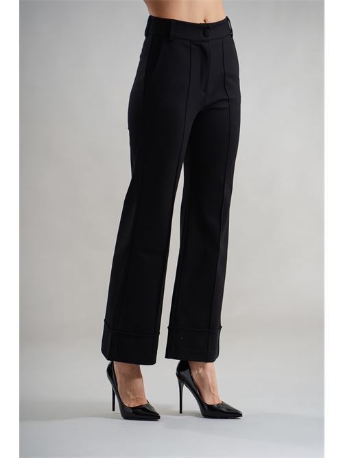 Pantalone punto milano GM by Gai Mattiolo | GM3482NERO